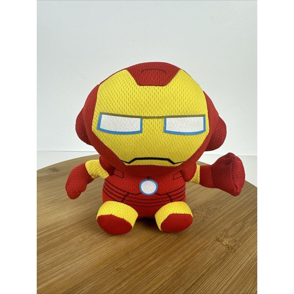 TY Iron Man Plush Marvel Beanie Baby‎ Stuffed Toy 6" with Tags 2021